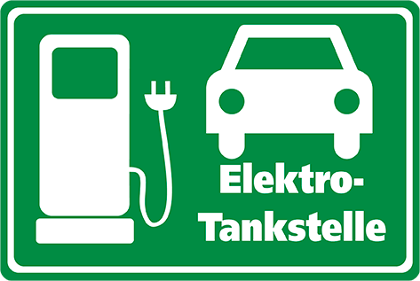 Tankstelle-Elektro-Auto Fahrrad und E-Bike Verleih